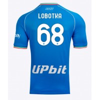 Camiseta SSC Napoli Stanislav Lobotka #68 Primera Equipación Replica 2023-24 mangas cortas